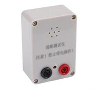 Testeur de continuité à base de piles 9 V avec buzzer sonore et LED pour tester les fils, câbles, circuits imprimés et circuits de commutation (stylo testeur-clip)