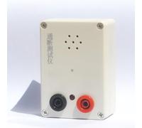 Testeur de continuité avec buzzer 9 V et indicateur LED, pour câble PCB et produits de commutation - 93 x 55 x 30 mm, blanc (testeur - ligne - clip)