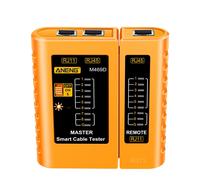 Testeur de continuité de câbles réseau Ethernet PC LAN Téléphone Plastique Certificateur de continuité Cartographe Internet LCD