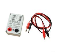 Testeur de continuité du buzzer 9 V pour test de fil, circuit imprimé, câble et interrupteur avec Audible 100 dB et indicateur LED - Compteur ABS blanc (sans fil) (B)