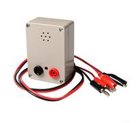 Testeur de continuité sonore 9 V pour test de fils et de câbles avec fonction bip, alarme sonore 100 dB et indicateur LED, outil de test de commutateur PCB, ABS blanc (B)