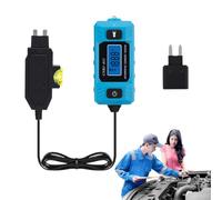 Testeur de contrôle de fusible numérique : outil portable de circuit automobile, détecteur de courant de fusible automatique 20 A/48 V avec écran LCD | Idéal pour tester le fusible