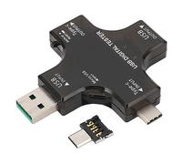 Testeur de courant de tension USB Multimètre LCD à écran couleur Protection de sécurité professionnelle pour la mesure des performances de charge Large application