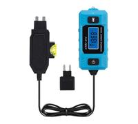 Testeur de courant électrique - 11x4.5x3cm Analyseur électrique bleu, outil d'affichage numérique | Détecteur de courant CC professionnel, jauge d'inspection de circuit portable, testeur de diagnostic
