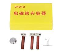 Testeur de Courant Électromagnétique Kit d'Expérience avec Bobine Hélicoïdale, Sonnette Électrique et Crochet - Ensemble Complet, Matériaux Durables, Usage Pédagogique et
