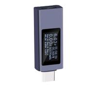 Testeur de courant USB - Testeur de tension de type C | Testeur de courant électrique, testeur de tension USB type C, détecteur de chargeur, téléphone portable pour accessoires de vitesse de charge