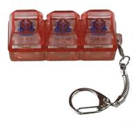 Testeur de décompression de touches en polycarbonate transparent avec son et lumière conçu pour les claviers mécaniques pour fournir des pressions fluides et réactives (rouge à travers *1)