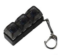 Testeur de décompression de touches en polycarbonate transparent avec son et lumière conçu pour les claviers mécaniques pour fournir des pressions fluides et réactives (pénétration noire x 1)