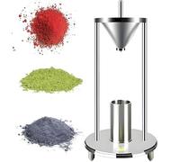 Testeur de densité en vrac de poudre, volumètre en acier inoxydable pour mesure d'accumulation naturelle avec tasse de 100 ml et entonnoir de 12,7 mm