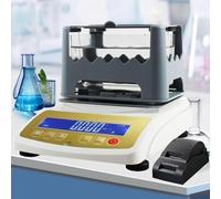 Testeur de densité solide de haute précision avec écran LCD - Testeur automatique de densité relative pour les liquides solides, l'industrie de la bijouterie, banque, prêteur sur gages, laboratoire de