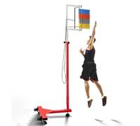 Testeur de détente verticale avec conception télescopique et corde de traction - Équipement de mesure précis pour les écoles, les gymnases, l'entraînement sportif et l'évaluation des perform