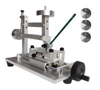 Testeur de dureté au crayon, jauge de dureté des rayures des films de peinture de bureau, 3 poids réglables, testeur de dureté des rayures du film de peinture de bureau