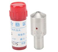 Testeur de dureté Vickers pour pénétrateur diamant, outil de remplacement professionnel pour l'inspection du travail des métaux, pénétrateur diamant avec angle de 136 ° et couteau