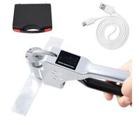 Testeur de dureté Webster numérique, outil de test de dureté numérique portable 6 en 1, duromètre de haute précision avec écran LCD, enregistrement automatique des données, épaisseur de 0,6 à 0,8 mm