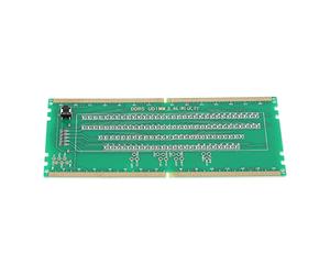 Testeur de Fente RAM DDR5 avec Indicateur LED - Carte de Test de Réparation de Carte Mère Mémoire pour Un Diagnostic Efficace (Green)