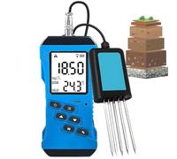 Testeur de fertilité du sol de précision, couvre les paramètres clés tels que l'azote, le phosphore, le potassium, le ph, la température et l'humidité, son design portable est adapté pour une