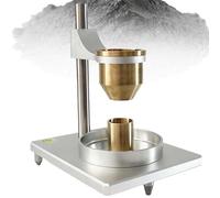 Testeur de fluidité de poudre de débitmètre à effet Hall, entonnoir à 60 ° et niveau à bulle pour débit de poudre en céramique métallique de laboratoire, appareil de test de densité en vrac de Brass