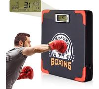 Testeur de force de frappe avec gants de boxe, la hauteur des coussinets de test de force de boxe peut être ajustée, équipement de boxe pour jeunes adultes, testeur de frappe pour adultes à la maison