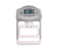 Testeur de force de préhension 268Lbs/120Kg, dynamomètre numérique à main, compteur de force de préhension, écran LCD USB, poignée for l'entraînement électrique(EH101 Gray)