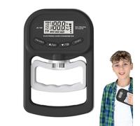 Testeur de force de préhension | Testeur de poignée portable alimenté par piles | Jauge d'entraînement de haute précision avec mémoire intelligente pour le sport, la maison, l'école