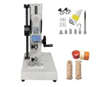 Testeur de force de traction numérique, jauge de traction 10N-1000N, machine d'essai de traction, équipement de test de force de traction horizontale manuelle, actionné par volant(500N)