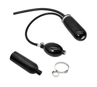 Testeur de fumée pour voiture, 12 V, détecteur de fuite pour système d'évaporateur et de gaz d'échappement avec adaptateur d'aspiration, outil de diagnostic portable en aluminium pour atelier et