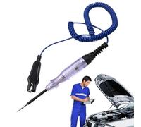 Testeur de fusible de voiture, lumière de test avec voltmètre, tension de la lumière d'essai lourde 6-24 V Testeur de circuit, stylo fusible avec outil électrique étendu à sonde à ressort pour camion
