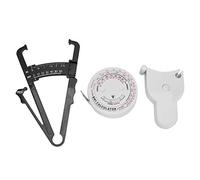 Testeur de graisse corporelle, ruban à mesurer, outil IMC, pied à coulisse rétractable pour perte de poids, fitness, hommes et femmes, blanc, noir, 150 cm, lot de 3
