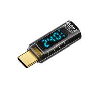 Testeur de l'adaptateur de Type C - Convertisseur de Charge Rapide PD 240W avec Affichage numérique, Compteur d'alimentation Type C | pour la des Ordinateurs Portables, la surveill Une fonctionnalité
