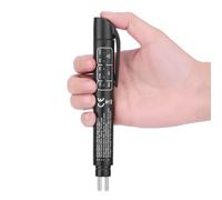 Testeur de liquide de frein, 155x18 mm/6,1x0,7 po stylo de contrôle de la qualité de l'huile de frein de voiture avec 5 voyants LED outil de diagnostic automatique léger pour liquide DOT3, DOT4, DOT5