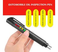Testeur de liquide de frein Stylo portable de test de liquide avec 5 indicateurs LED pour l'humidité des véhicules DOT3 DOT4