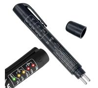 Testeur de liquide de refroidissement, Testeur d'antigel avec affichage indicateur LED | Excellents matériaux, analyseur d'humidité 'Huile liquide liquide, Bandes d'essai de fluide de frein ,