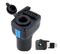 Testeur de lumières de remorque - Connecteur à 7 broches avec indicateurs LED - Testeur de prise de câblage de remorque - Pour bateaux, camions, pickup, installation de câblage, inspection de voyage