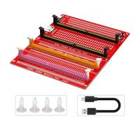Testeur de mémoire DDR3/4/5 RDIMM/UDIMM avec indicateurs LED USB C Bouton de test pour ordinateur DDR3/4/5 Carte de test de mémoire