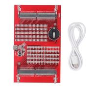 Testeur de Mémoire DDR4, Carte de Testeur de Mémoire RAM, Indicateur de Lumière LED avec PCB de Câble de USB DDR4 et DDR5 2 dans 1 Analyseur de Diagnostic de l'emplacement pour