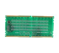 Testeur de mémoire Informatique DDR4 avec LED, Carte testeur de Slots mémoire pour Cartes mères PC, Compatible en Avant et en arrière avec Les Cartes mères et, Outil de