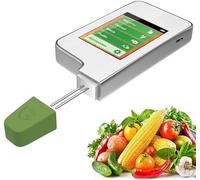 Testeur de nitrates alimentaires, testeur numérique portable de résidus de pesticides, test précis et fiable, plage de détection des nitrates : 0-9999 mg/kg, temps de mesure : 3 secondes