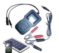 Testeur de panneau solaire - Compteur de lumière du soleil | Jauge de test de panneau solaire en temps réel | Multimètre numérique pour arrière-cour, route, jardin, avion, recherche, automobile