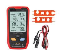 Testeur de panneau solaire, multimètre photovoltaïque 800 W, compteur MPPT avec grand écran LCD ultra clair, tension circuit ouvert intelligente