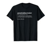 Testeur de pénétration Définition du Dictionnaire Hacker éthique T-Shirt Graphique avec Valeur