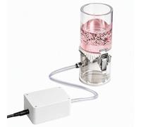 Testeur de perméabilité à lhumidité des Tissus, coupelle de perméabilité à Lair 12 V, Vitesse Variable, Joint en Caoutchouc et Pince en Acier Inoxydable