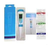 Testeur de pH alimentaire 2 en 1 avec détection pour aliments solides, pâte, fromage, saucisses, confitures et cosmétiques, précision pH 0,01, Autom