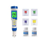 Testeur de PH-Mètre 7 en 1 Haute Précision pour la Qualité de L'Eau : Mesure TDS, EC, ORP, Ppm, Salinité, pour Piscine, Aquarium et Hydroponie