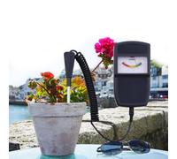 Testeur de pH pour sol divisé pour tester l'acidité des plantes et des fleurs, plage de pH de 2,5 à 9, précision du pH ± 0,5, pas de pile nécessaire, sonde de 16 cm