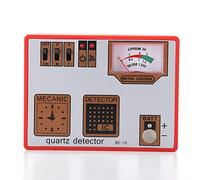 Testeur de pile bouton Testeur de mouvement à quartz Machine de démagnétisation Outil de réparation de montre pour mesure de batterie de montre Démagnétiseur portable Noir