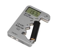 Testeur de piles bouton - Design innovant - Analyseur ergonomique portable avec économie d'énergie - Affichage LED pour montres, appareils auditifs - Imprimante RC - Multi-usage en extérieur et en