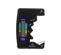 Testeur de Piles Bouton Universel de capacité numérique for vérificateur de testeur de Piles Lithum N/AAA/CAA/D/1.5V(Black)