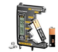 Testeur de Piles - Outil Détecteur Tension Capacité,Détecteur Numérique LCD Portable pour Piles D/C/AA/AAA/N/9V/Button Cell/3.7V,Appareils Électriques Jouets Maison Extérieur