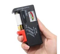 Testeur de piles pour toutes les batteries, piles bouton de contrôle AA, AAA, D, C, 9 V et 1,5 V - Pour un test précis de l'état de la batterie