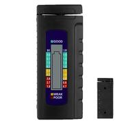 Testeur De Piles - Vérificateur De Piles Bouton, Testeur D'autonomie Portable | Testeur De Piles Domestiques Intuitif Avec Écran LCD, Vérificateur Précis Pour Piles A A A AA 9 V 1,5 V, Voltmètre
